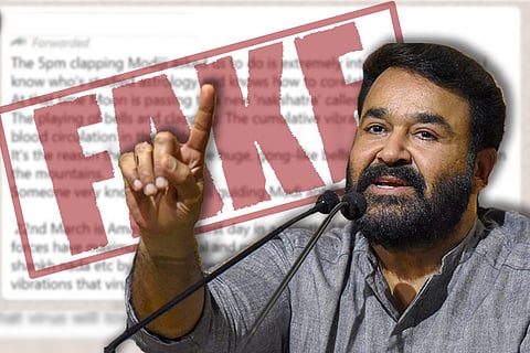 Mohanlal, many others share fake info that ‘clapping may kill virus’, PIB debunks
