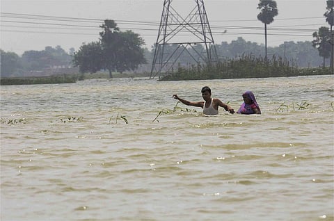 In pics: Floods ravage Bihar, UP as Ganga, Yamuna cross danger mark