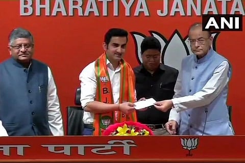 Former cricketer Gautam Gambhir joins BJP, likely to contest LS polls from Delhi