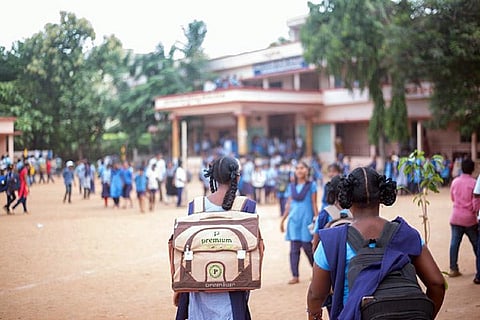 Students going back to school