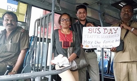 Bengaluru observes 'Bus Day': Thanks drivers, conductors for their service to the city