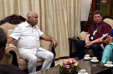 Top executives of IKEA and Lockheed Martin meet Chief Minister Yediyurappa