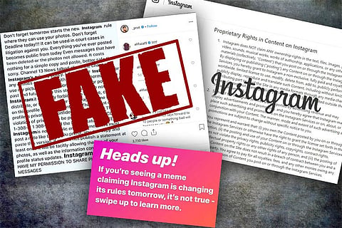 Will posting a viral message stop Instagram from using your pics without permission?
