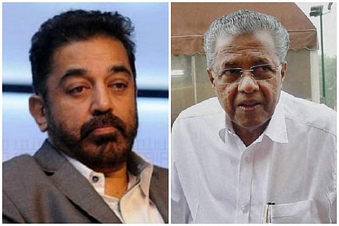 Kamal Haasan meets Pinarayi in Kochi, invites him to attend his party’s function