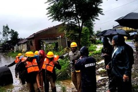 No cabinet or district ministers in flood-hit Karnataka: Bureaucrats hold the fort