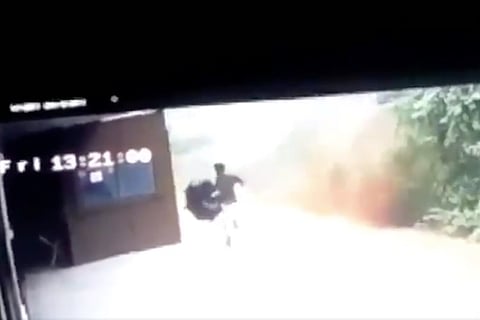 Video shows Kerala man's narrow escape from mudslide, his mother trapped