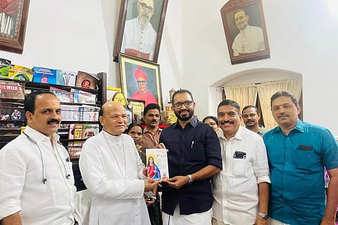 Kerala BJP chief K Surendran visited Bishop Varghese Chakkalakkal
