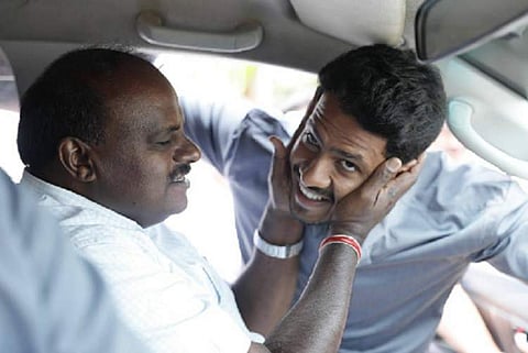 How 'Seetharama Kalyana' tries to project Nikhil as political heir to HD Kumaraswamy