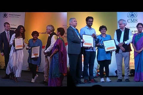 TNM's Theja Ram, Nitin Bhaskaran and Ragamalika Karthikeyan win Laadli Media Awards