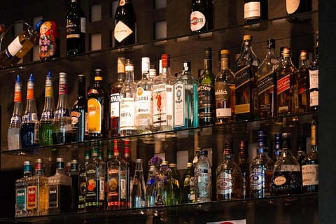 Representative image of liquor bottles