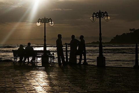 Mahe in the evening