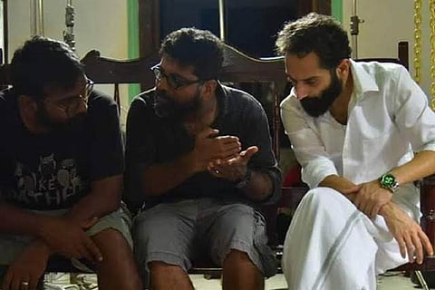 Working still from ‘Malik’ sets shows a totally transformed Fahadh Faasil