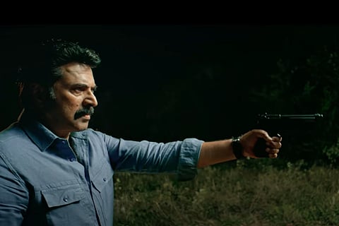 Actor Mammootty in Christopher film