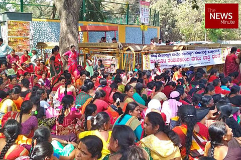 Representative image of a protest at Freedom Park