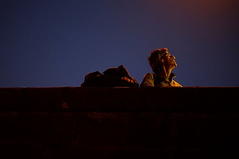 Poster of Man on the Moon