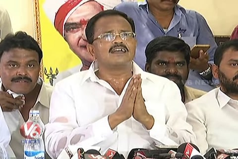 Mothukupally continues tirade against CM Chandrababu, calls him anti-Dalit again