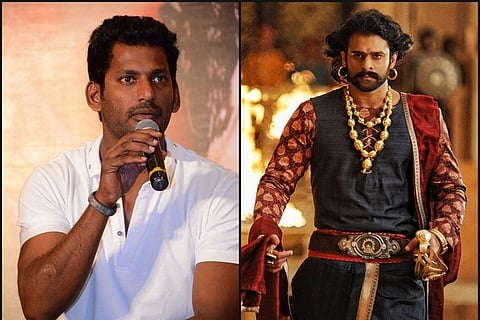 As Baahubali 2 becomes available for free download, Vishal files police complaint
