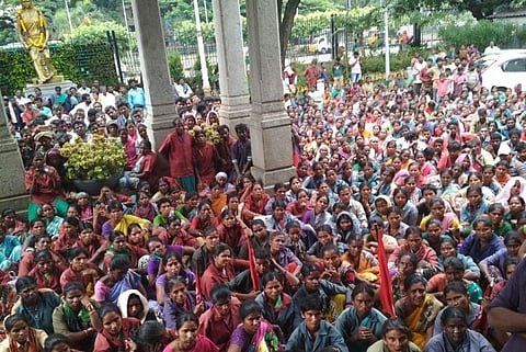 Caught in an exploitative system: Bengaluru pourakarmikas stage massive protest