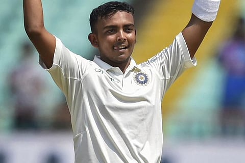Prithvi Shaw suspended for doping violation by BCCI till November 15