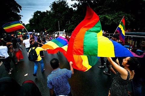 Queer pride march