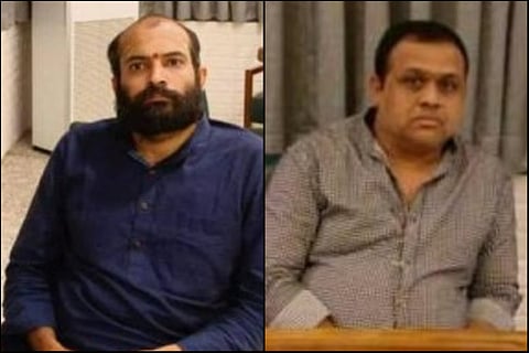 TRS MLAs poaching case accused Ramachandra Bharathi and K Nanda Kumar