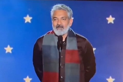 SS Rajamouli at Critics Choice Awards