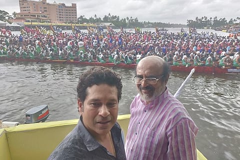 ‘Kerala overcame challenges because of people’s spirit': Sachin at Champions Boat League