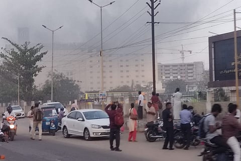 Fire Accident in Saravana Super Stores