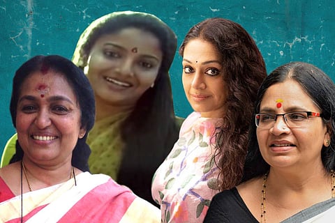 Collage of actors and dubbing artistes