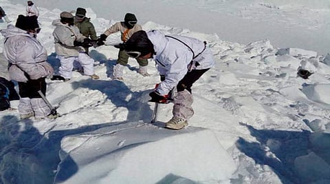 Kargil avalanche: Mortal remains of sepoy from TN recovered from under 12 ft of snow