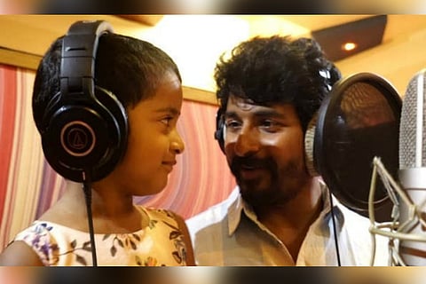 Sivakarthikeyan croons number with daughter Aaradhana for 'Kanaa’
