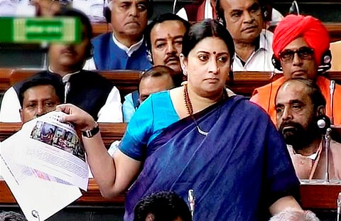 Telangana Police report Smriti Irani quoted from makes no mention of doctor, absent or present