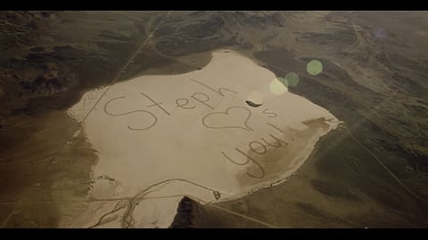 A message by a daughter to her father in outer space