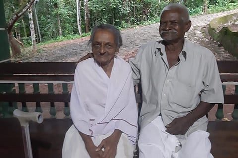 He's 90, she's 88 and they were reunited in a Kerala old age home 36 years later