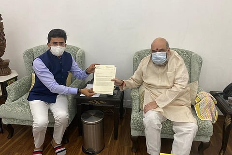 Tejasvi Surya Amit Shah