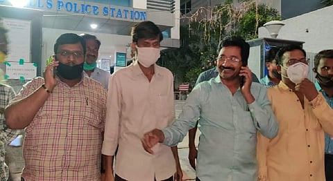 Three journalists booked for 'false' report saying CM KCR has COVID-19