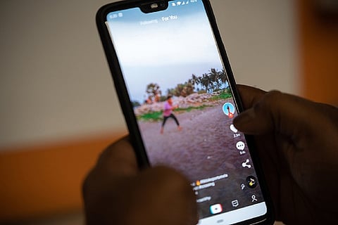 TikTok screen