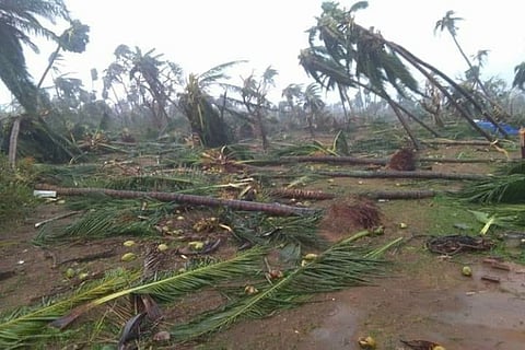Cyclone Titli damages 8,000 houses affecting 9 lakh people in Andhra
