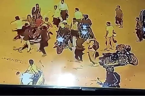 Screengrab from cctv footage of the murder