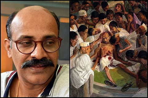 ‘Art should echo times we live in’: Artist behind Gandhi cover on Kerala Budget