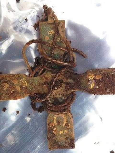 Pictures of biggest ever haul of Viking treasure in Britain