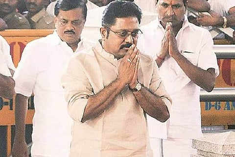TTV Dhinakaran calls EPS a 'cheat', says only Sasikala can remove him as Dy Gen Secy
