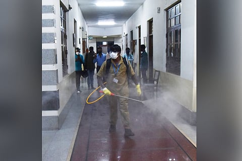 Woman staffer at Karnataka’s Vikasa Soudha tests positive for coronavirus