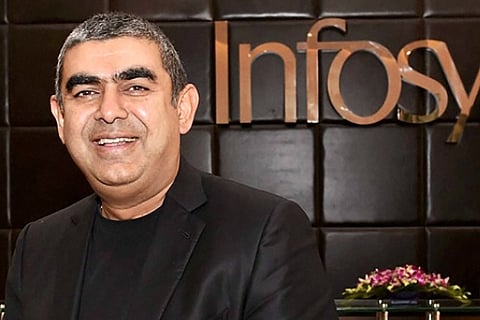 Vishal Sikka’s exit wipes off Rs 22,000 cr from Infosys’ market cap, stock plunges 10 pc