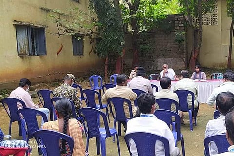 A ward committee meeting in progress in Bengaluru