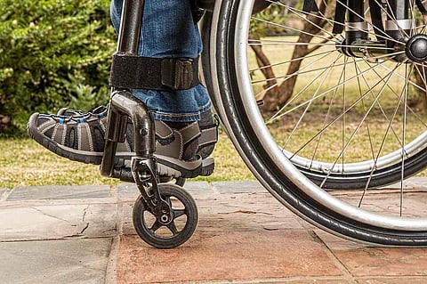 Person in a wheelchair