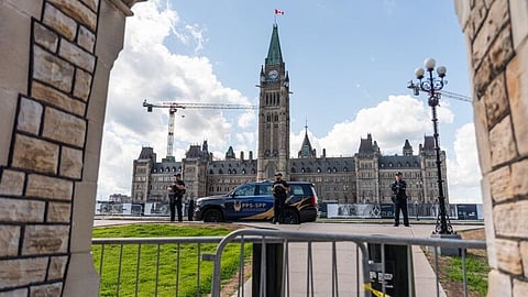 Parliament Hill in Ottawa on Saturday, June 11, 2022.