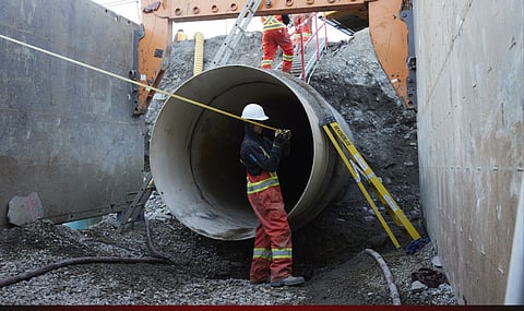 City of Calgary bearspaw south feeder main