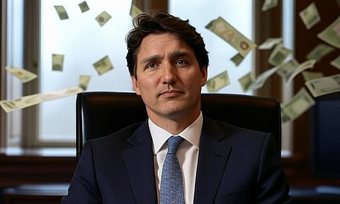 A rendering of Prime Minister Justin Trudeau