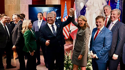 Doug Ford and Danielle Smith